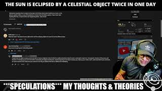 The Sun's two eclipses in one day video - (made someone call me misleading and a scaremonger!)