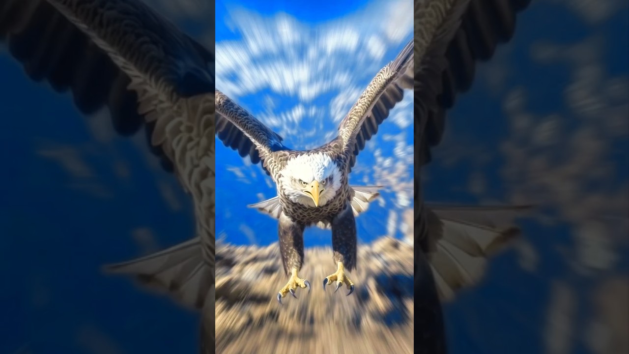 Eagle attack — no escape