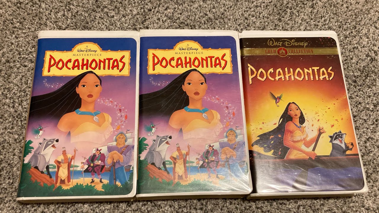 3 Different VHS Versions of Pocahontas YouTube