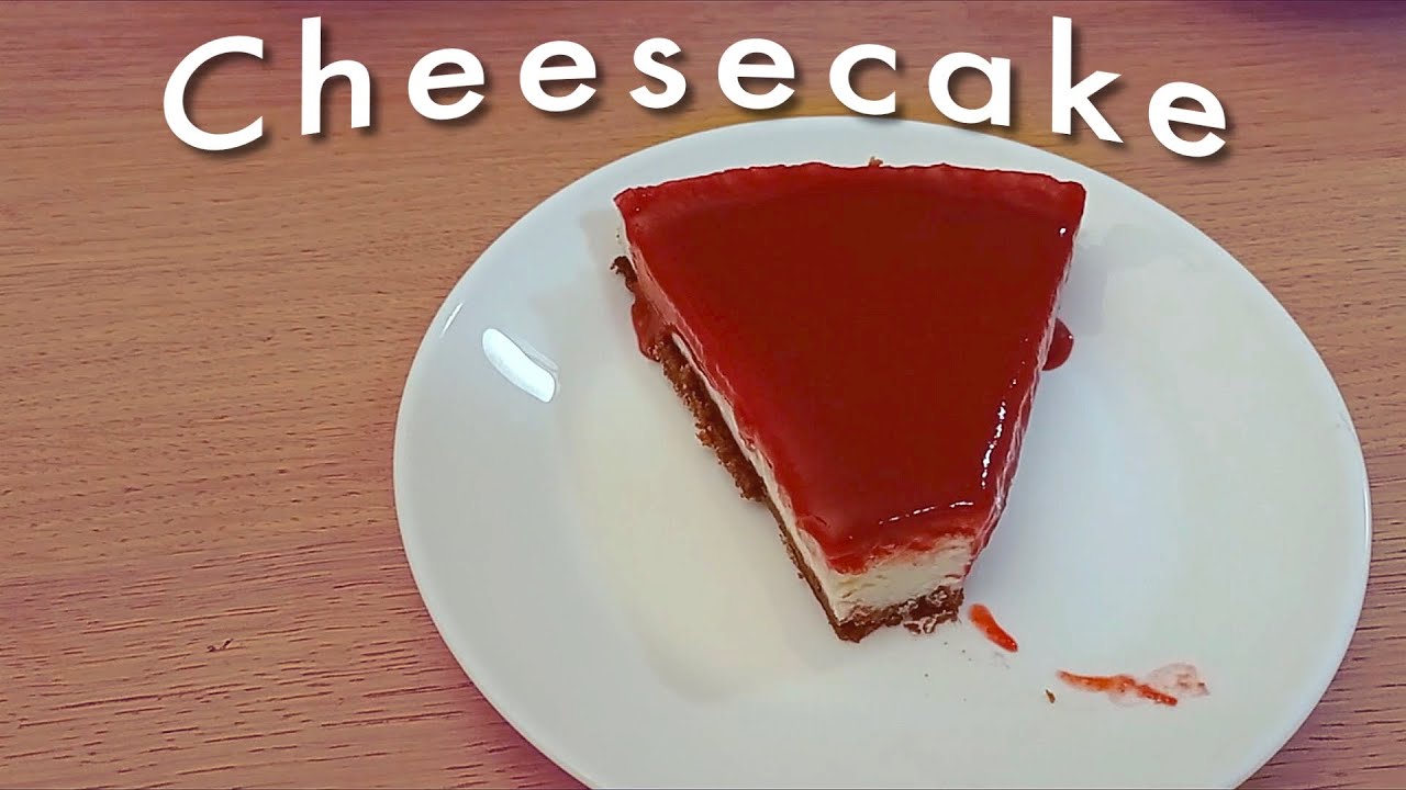 CHEESECAKE LÉGER AU FROMAGE BLANC COULIS FRAMBOISE