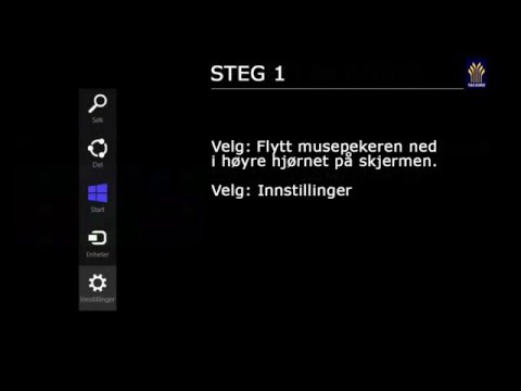 Veiledning av oppsett @mimer.no-adresser på Windows8