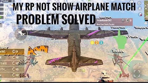 How to hide or show your rp info on airplane | Bgmi/pubg main rp hide on airplane Problem Solved 👍✅