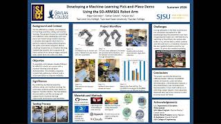 SJSU SO-ARM101 Poster presentation