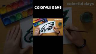 PHILADELPHIA EAGLES logo painting