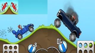 Hill Climb Racing - Rally Car vs Super Diesel 4x4 - All Vehicles Unlocked Max Upgraded Gameplay 3D screenshot 5
