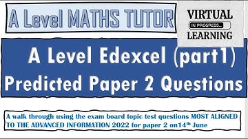 2022 Predicted edexcel Maths A level paper 2 with solutions part 1