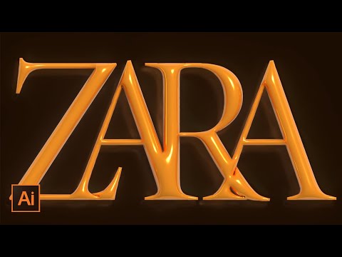 Inflated 3D Text Effect in Adobe Illustrator | DesignMentor