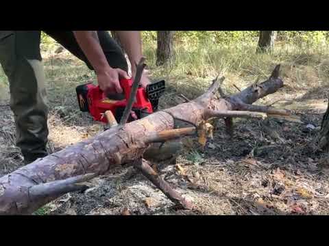 Пила акумуляторна ланцюгова  GTM CS18/250BL, видео 1