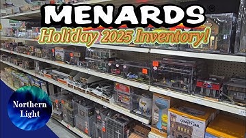 Menards HO & O Gauge Model Train Inventory for Holiday 2025!