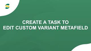 How to Bulk Edit Custom Variant Metafields in Shopify with SA Bulk Product Editor