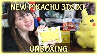 NEW PIKACHU YELLOW EDITION 3DS XL UNBOXING LAUNCH DAY| Christina June