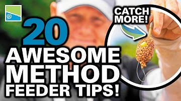 20 GEWELDIGE Method Feeder-tips!
