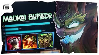 APRENDA A JOGAR DE TANK E SER O TOP DANO DO JOGO - MAOKAI FOI BUFADO - League of Legends - [PT-BR]