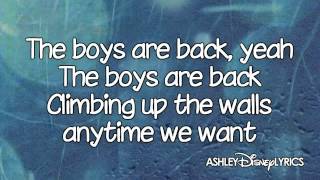 High School Musical   The Boys Are Back Lyrics Video) HD