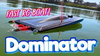 Rc Boat Lake Tuning of the Dominator Mono by Oxidean Marine