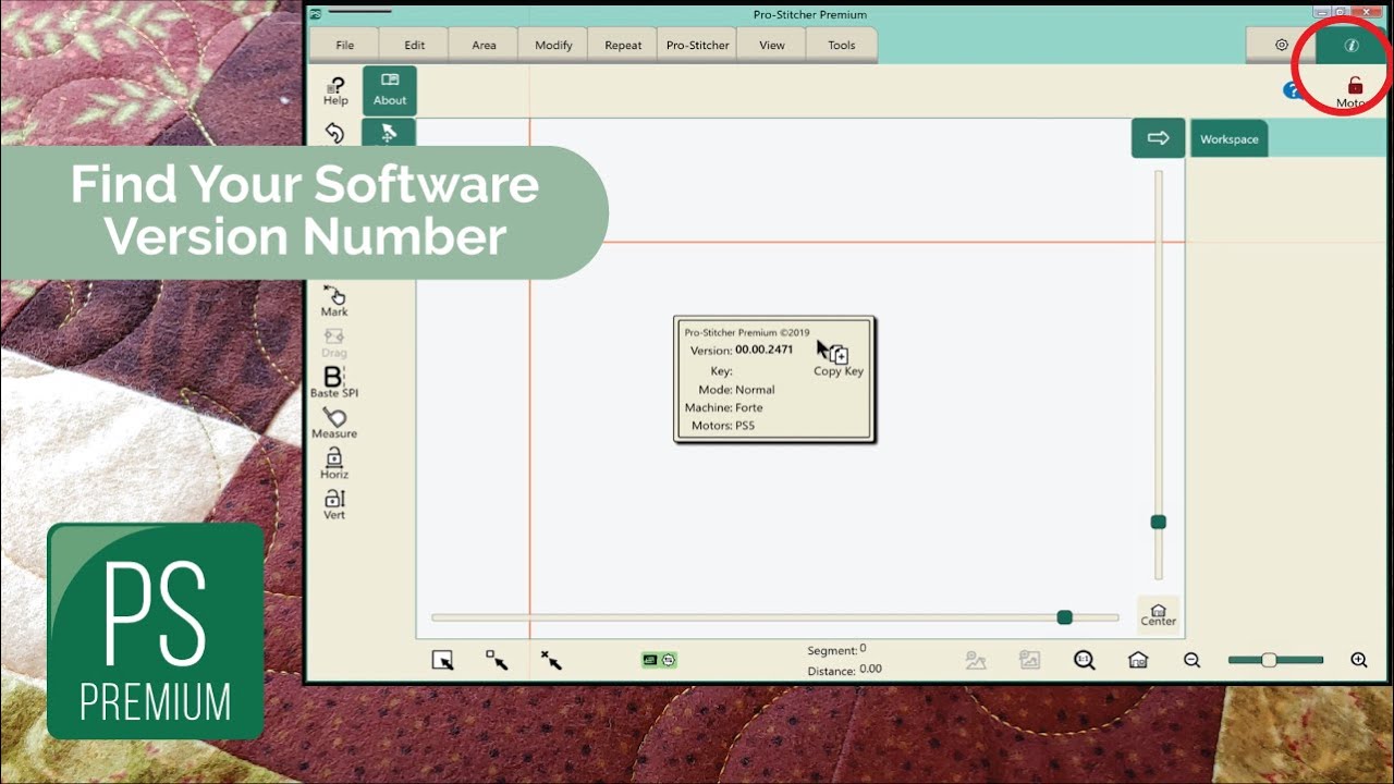 Finding Your Pro-Stitcher Version Number - Pro Stitcher Tutorials