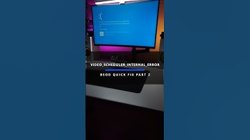 BSOD quick fix VIDEO_SCHEDULER_INTERNAL_ERROR part 2 #shorts