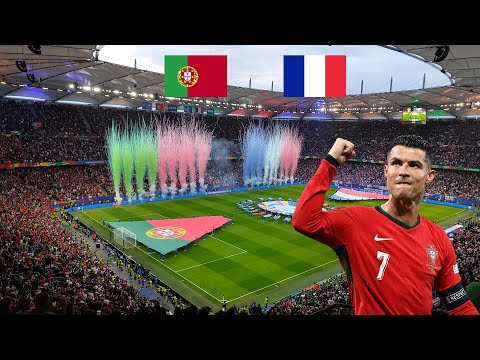 ICH habe RONALDO im STADION GESEHEN 😱 | STADIONBESUCH PORTUGAL vs. FRANKREICH | UEFA Euro 2024