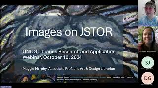 UNCG Libraries Research and Application Webinar: Images on JSTOR
