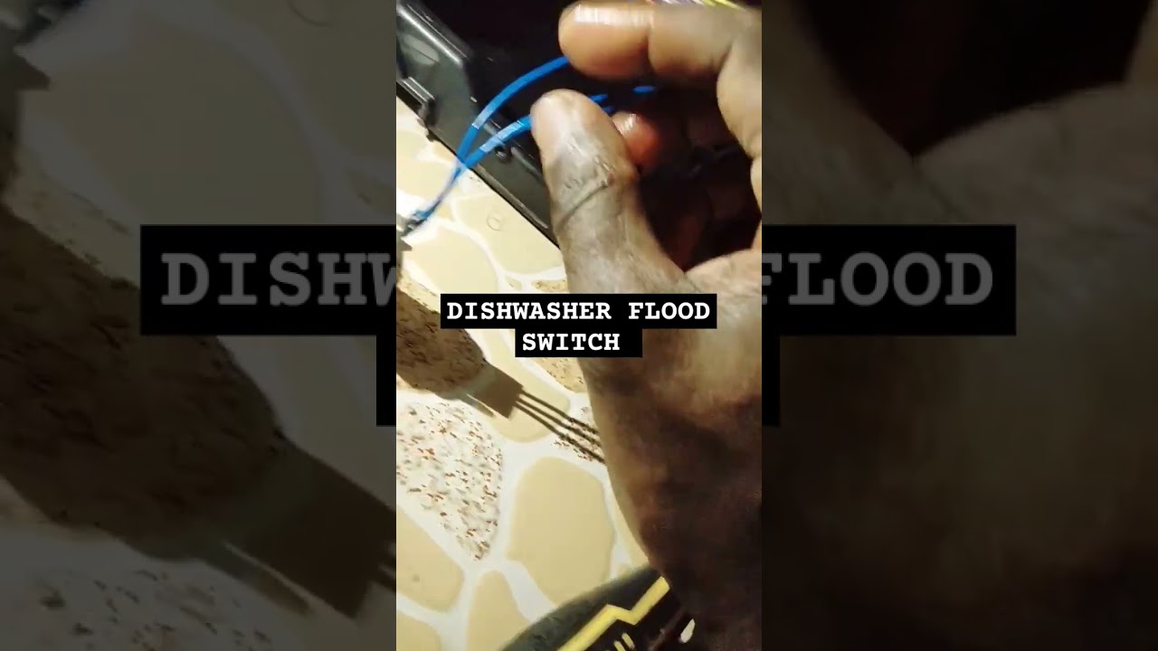 removing dishwasher flood switch