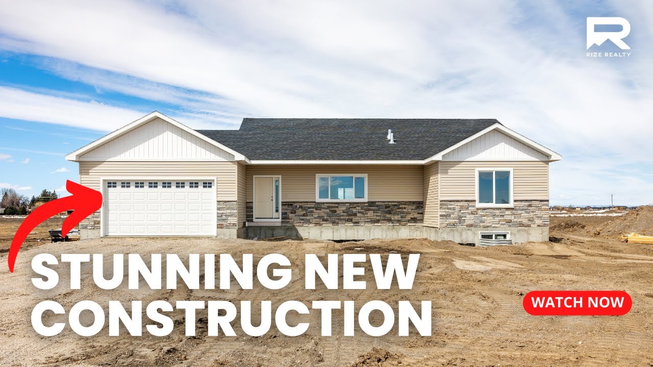 Fly Over Our Stunning New Construction Home in Rexburg, Idaho YouTube