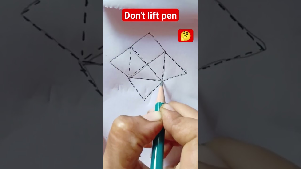 Logic drawing ✍️🤔✨ simple and easy trick 