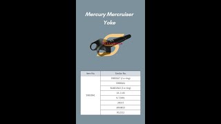 Mercury Mercruiser Yoke 59830A1