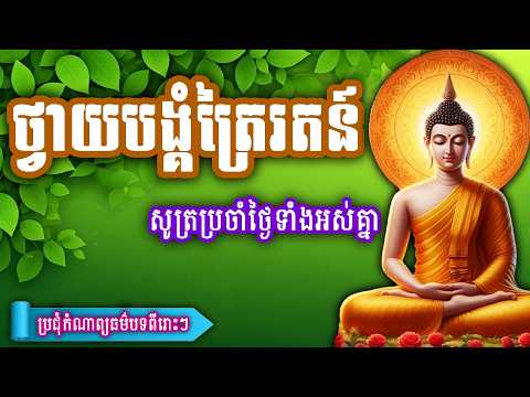 ធម៌នមស្ការ, ប្រចាំថ្ងៃរ, ការបន្សុគំនិតតាមព្រះធម៌, ព្រឹក ល្ងាច រៀនសូត្រតាមឆាប់ចេះ new 2026