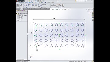 Linear Sketch Pattern in solidworks