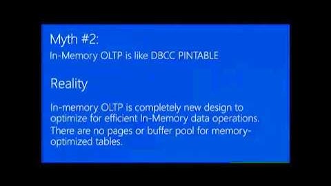 Microsoft SQL Server 2014 In Memory OLTP   Overview 16