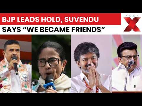 BJP Maintains Lead In Nandigram And Rejinagar, Suvendu Adhikari Says “We Became Friends”
