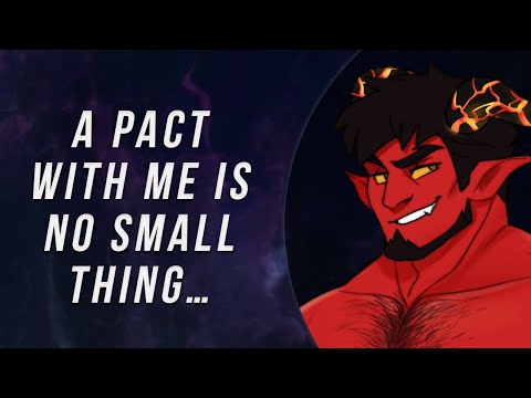 ASMR Roleplay: A Deal w/ A Big Red Demon [Roommates!?]