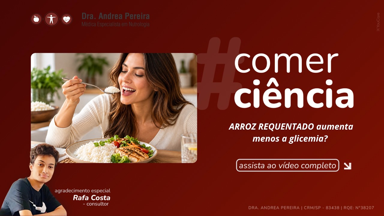 ARROZ REQUENTADO aumenta menos a glicemia?