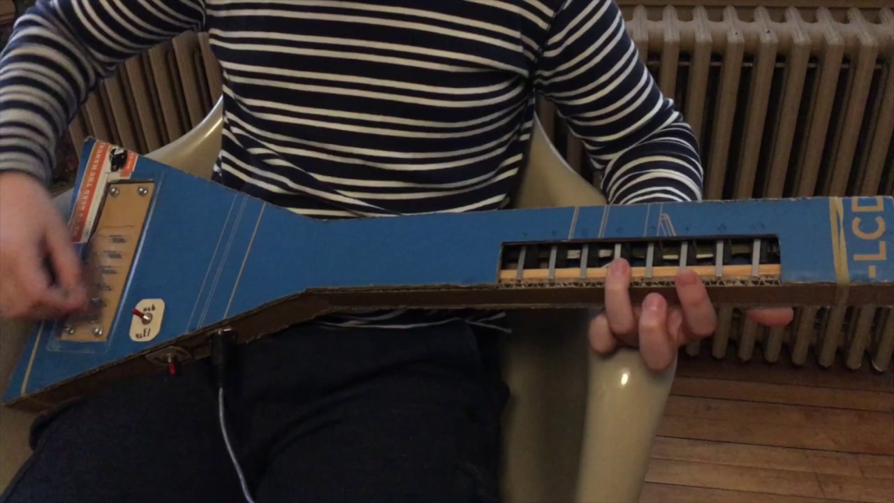 MIDI cardboard guitar with Arduino 