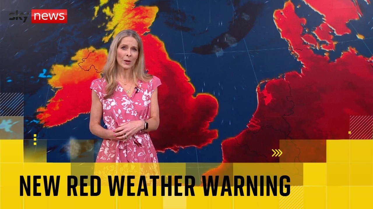 Red warning for extreme heat extended - as another temperature record broken