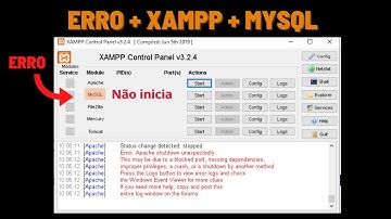 XAMPP + MYSQL NAO INICIA COMO RESOLVER - SOLUÇÃO DEFINITIVA WINDOWS 10 | 2025