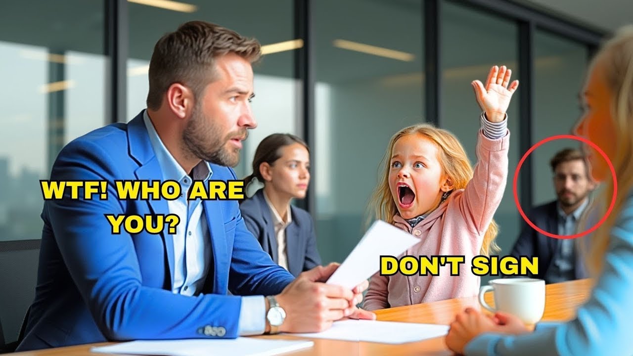 “Don’t sign that contract!” said the cleaning lady’s daughter to the powerful millionaire