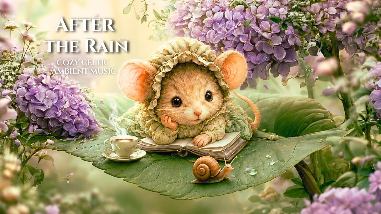 Watch After the Rain ☂️ Gentle Celtic Music for Reading & Relaxation | Hydrangea Storybook Ambience on YouTube Watch After the Rain ☂️ Gentle Celtic Music for Reading & Relaxation | Hydrangea Storybook Ambience on YouTube