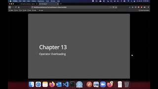 [CIS-17A-21W] Chapter 13: Operator Overloading