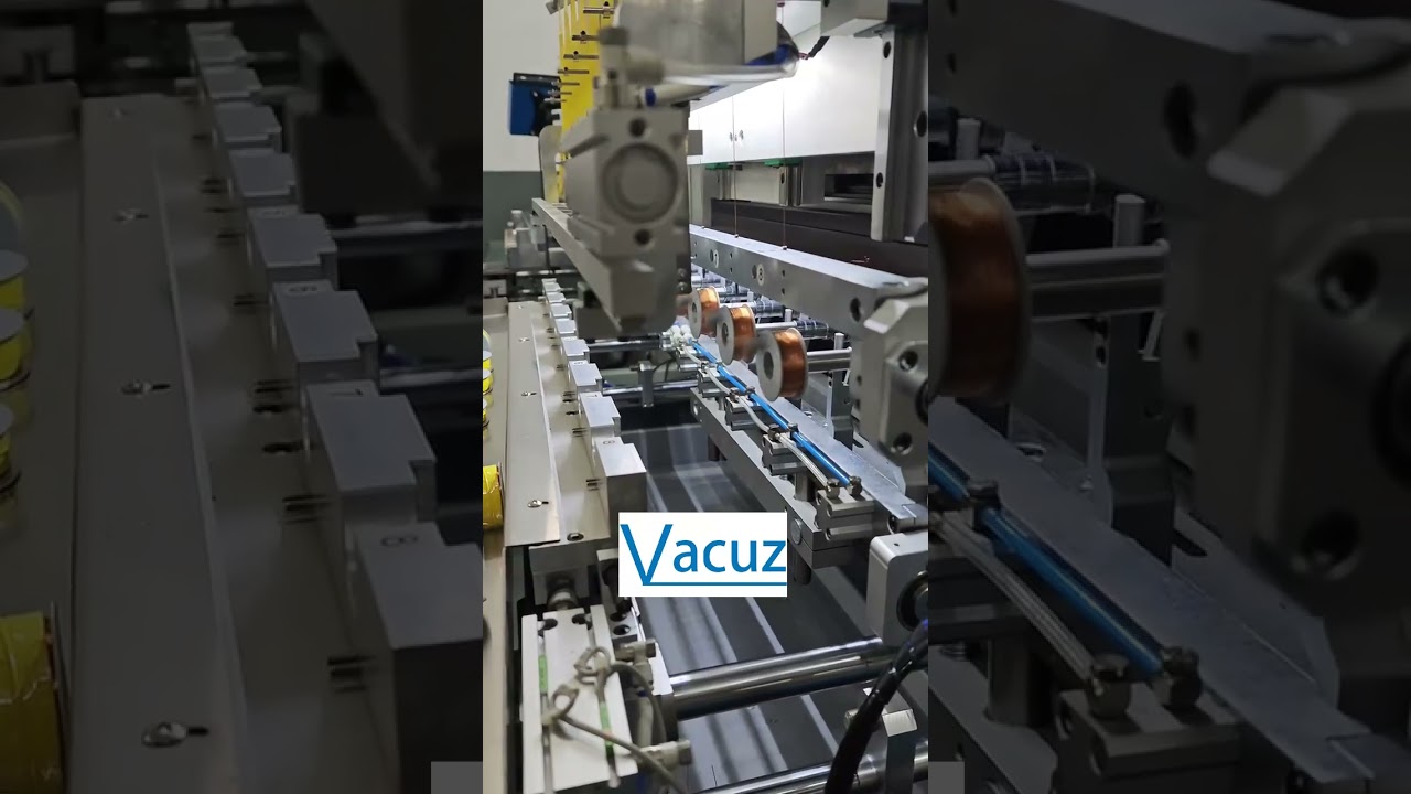 Vacuz 8 Spindles Automatic Transformer Bobbin Coil Needle Winding Taping Machine Equipment For Sale