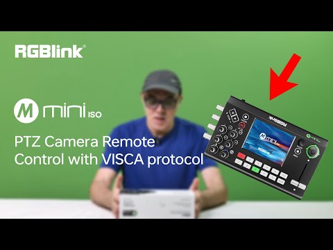 mini-ISO PTZ Camera Remote Control with #visca protocol #rgblink