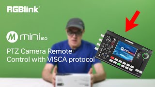 mini-ISO PTZ Camera Remote Control with #visca protocol #rgblink