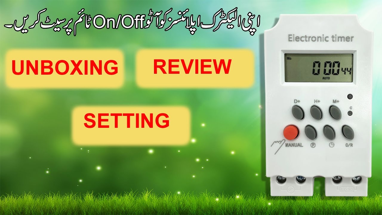 Din Rail KG316TII Weekly Programmable Electronic Timer device