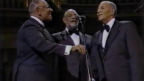Thumbnail of The Mills Brothers sing "Basin Street Blues" & "Up a Lazy River" with the Boston Pops (1980)