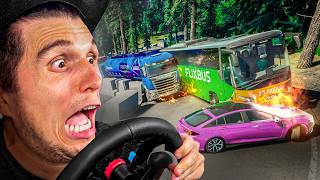 Längster FLIXBUS der Welt VERUNGLÜCKT in den ALPEN