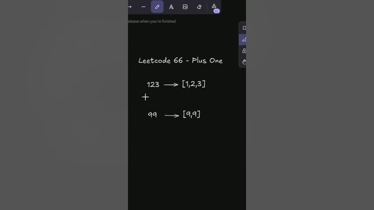 Leetcode 66 Plus One Solution Explained in 1 Minute! #Shorts - YouTube