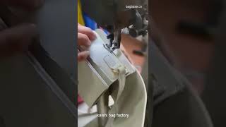 sewing the panles of the bag with three compartments#bag #factory #bagfactory #kaishibagfactory #OEM screenshot 1