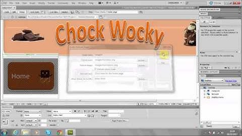 Insert a Banner and Rollover Buttons using DreamWeaver