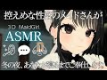 寒い冬の夜、メイドが出迎えてくれる二人きりの家での夜。【耳かき】【ASMR Role play】
