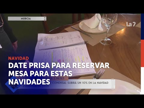 Los restaurantes empiezan a llenarse para Navidad: estos son los d&iacute;as m&aacute;s se&ntilde;alados